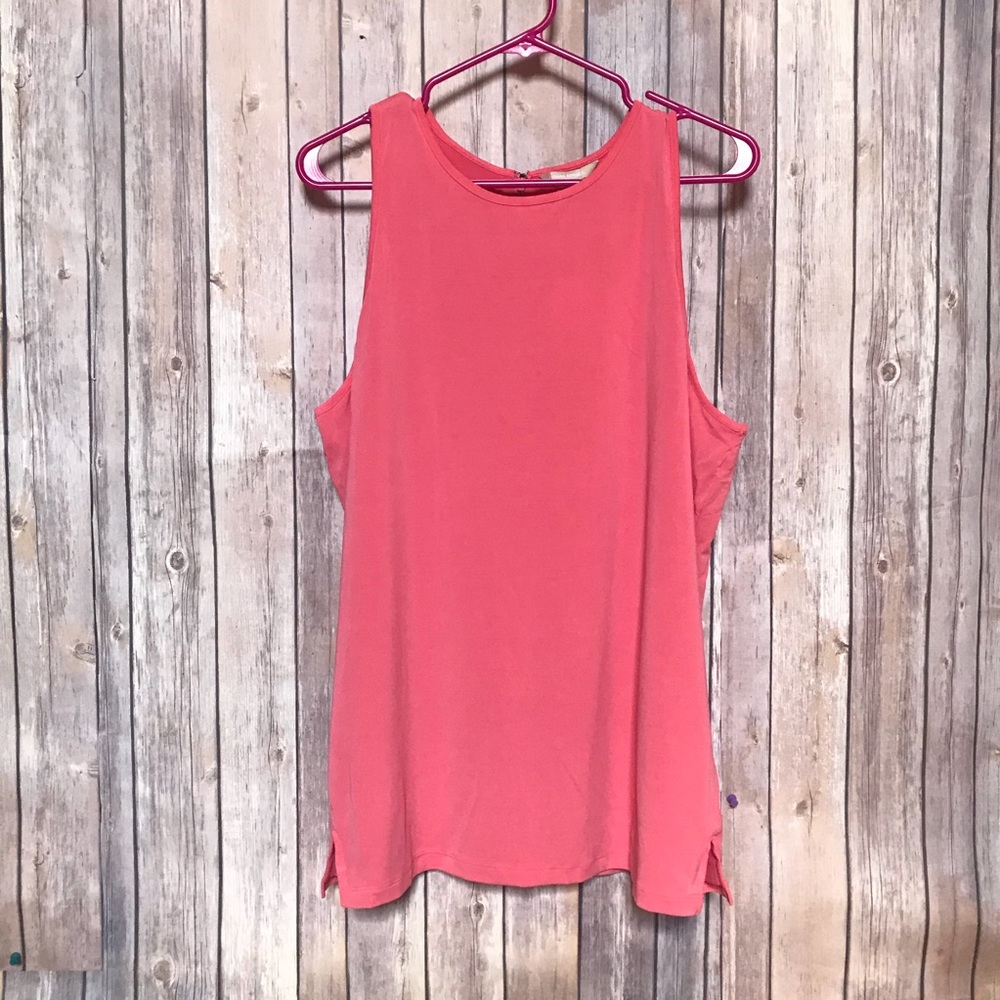 Banana Republic XL Tank Top Coral Spring  stretch